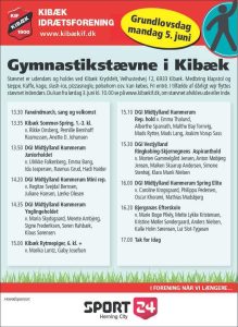 KIF gymnastikstævne grundlovsdag 2023