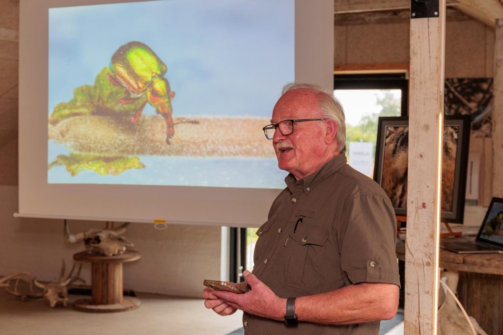 Keld Ejsing-Duun holder foredrag for "Naturen tæt på" Lille Vildmose af Jørgen D. Vestergaard
